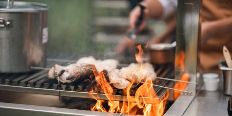 Grill meat with ease with a custom outdoor kitchen installation in Roanoke, VA.